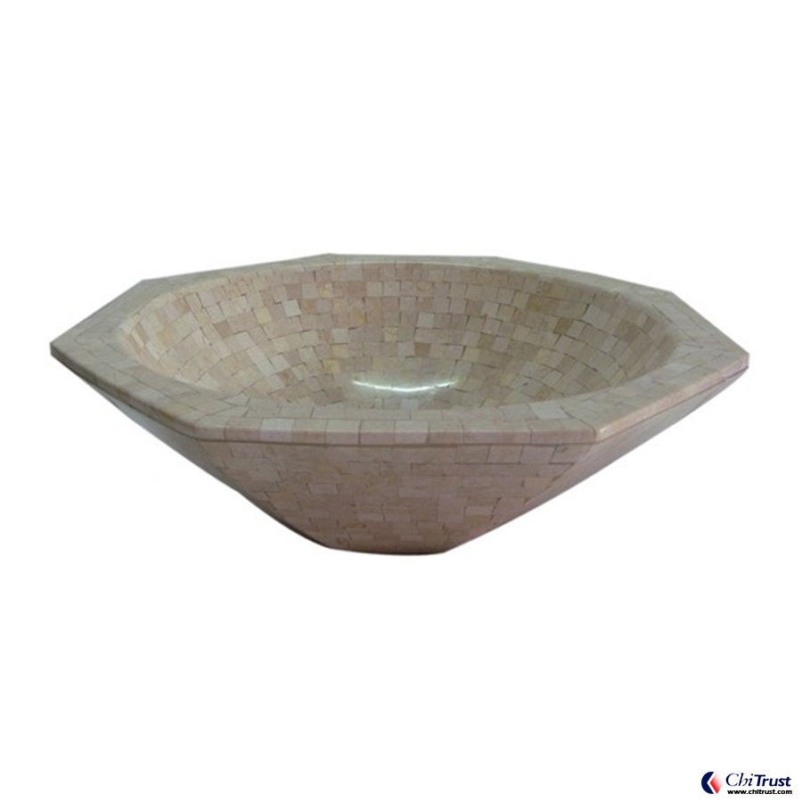 Octagon mosaic basin CT619